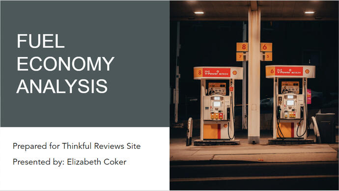 Fuel Economy Analysis PowerPoint presentation